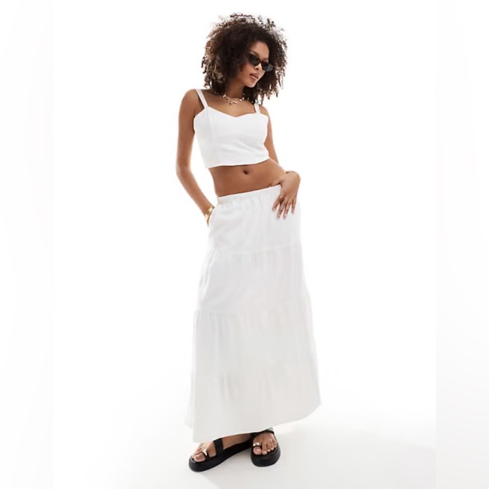 Hollister Linen Skirt MAXI S